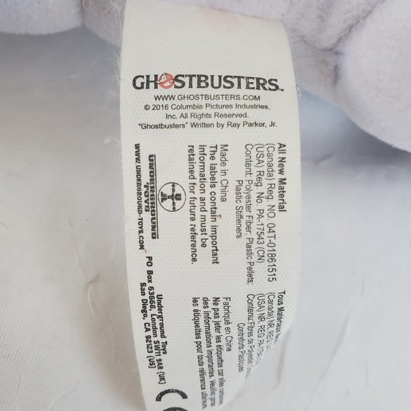 2016 GHOSTBUSTERS STAY PUFT MARSHMALLOW MAN 13” PLUSHIE ELECTRONIC SINGING - Picture 7 of 12